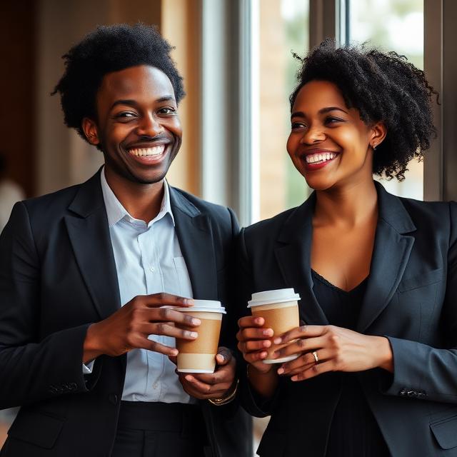 Black Northern Virginia community members connecting with one another